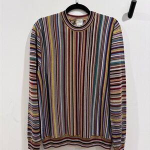 Paul Smith Vibrant Striped Crewneck Sweater